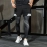 Men's Running Pants 2 in1 Double Layer Training Sweatpants Fitness Men's Jogging Pants Basketball Gym Running Pants Sportswear